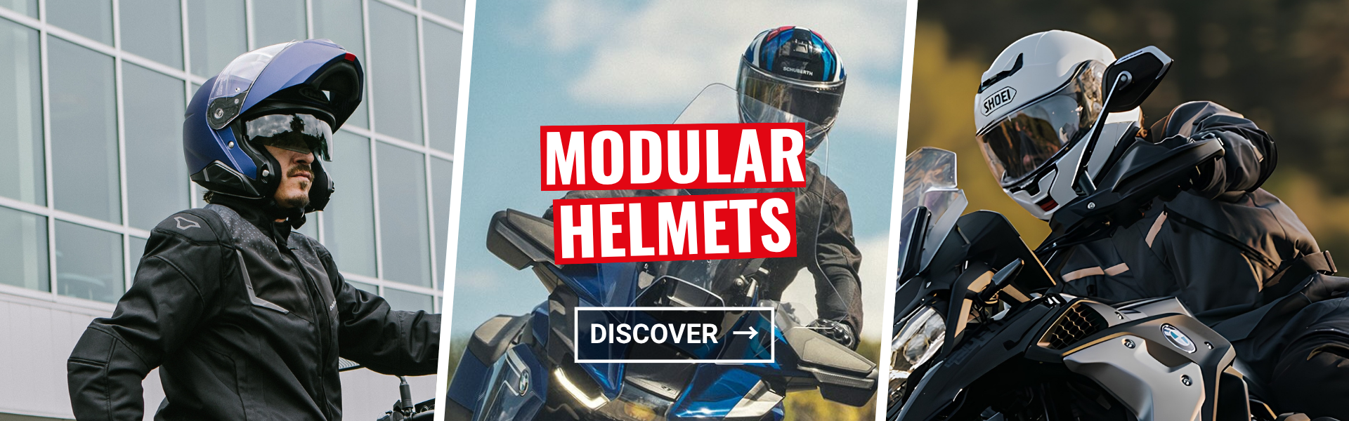 Modular helmets